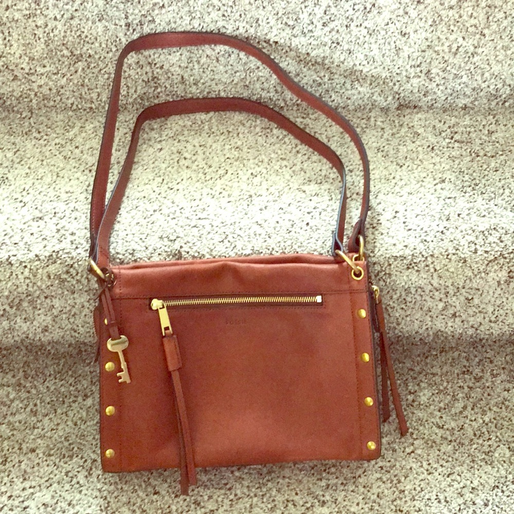 Brand new Allie satchel fossil bag